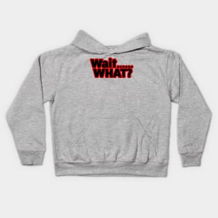 Wait What? Kids Hoodie